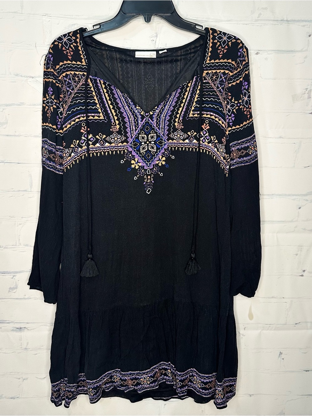 Women’s Westport 1962 Size 6 Multi Color Long‎ Sleeve Dress